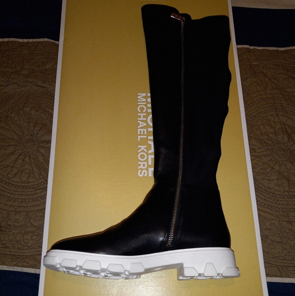 Michael Kors Ridley Lug Sole Tall Boots - Picture 9 of 11